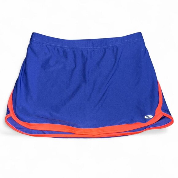 Champion Purple and Orange Short Mini Athletic Tennis Skirt Skort Girls XL 14 16 - Picture 1 of 5